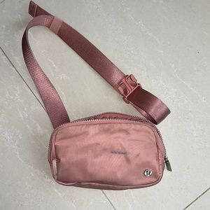 Lululemon Everywhere Belt Bag Fanny Pack in Pink Pastel Gently Used, Pen stain
